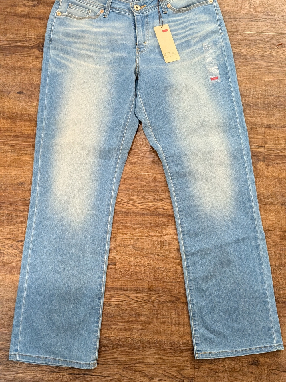 Levi's 529 Light Blue Curvy Straight Leg Women's Jeans 16/33